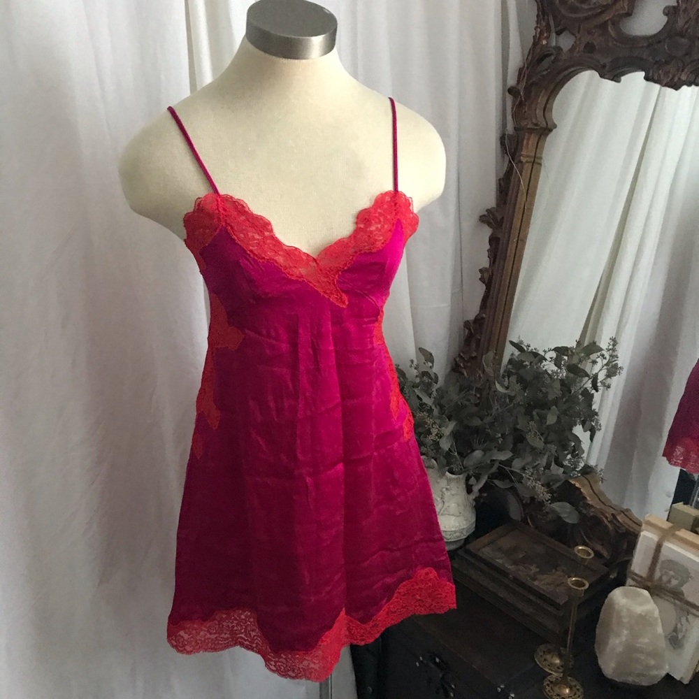 Agent Provocateur silk slip dress size 2